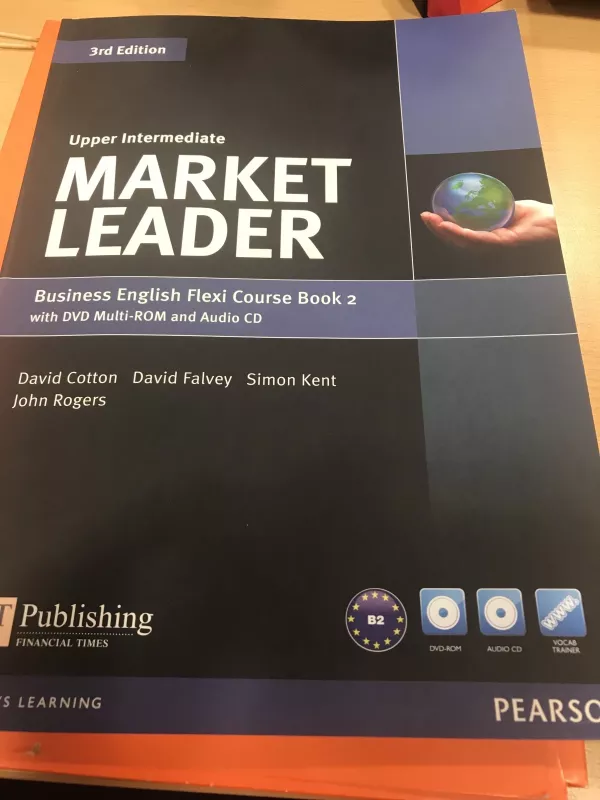 Market Leader 3rd Edition Upper Intermediate Coursebook & DVD-Rom Pack - David Cotton, David  Falvey, Simon  Kent, knyga