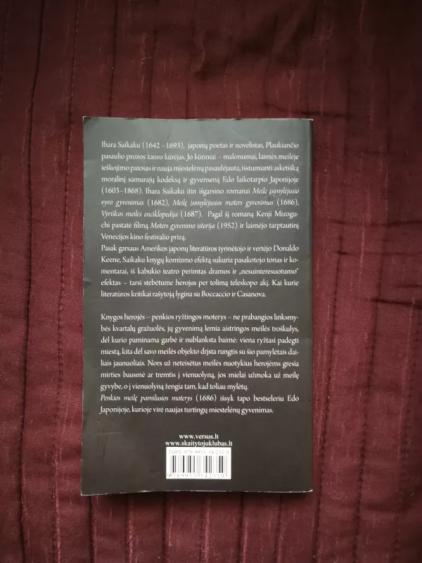 Penkios meilę pamilusios moterys - Ihara Saikakus, knyga