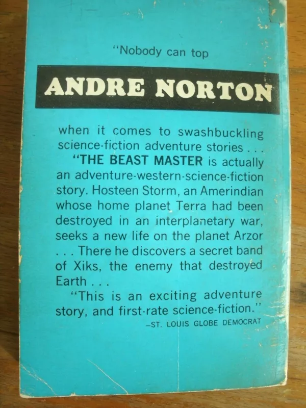 The Beast master - Andre Norton, knyga 3