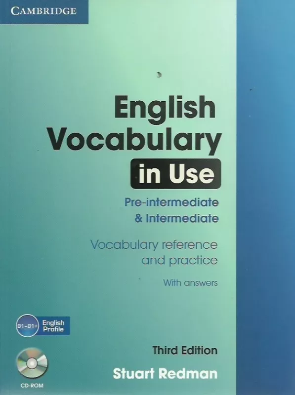 English Vocabulary in Use Pre-Intermediate & Intermediate - Stuart Redman, knyga