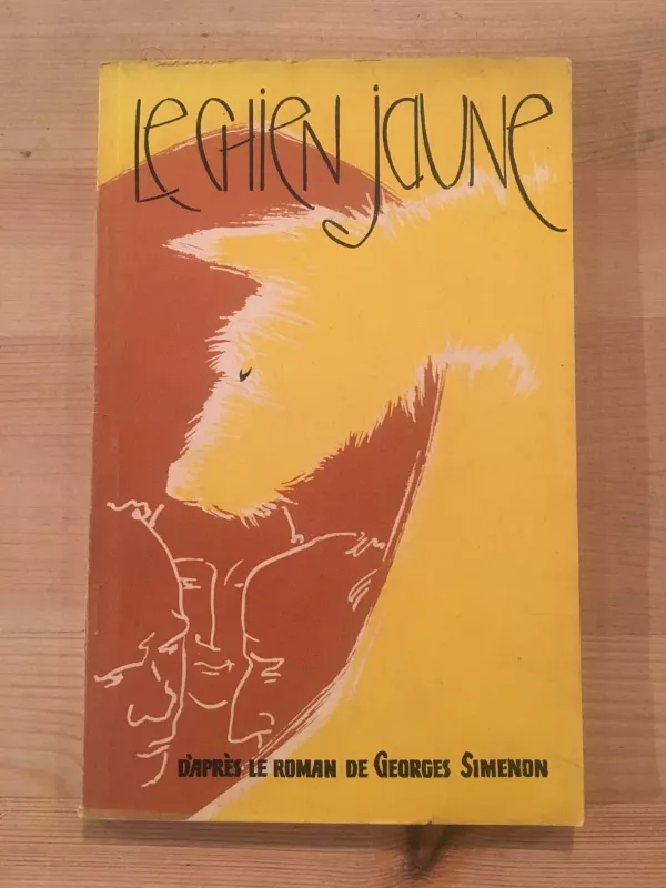 le chien jaune dàprès le roman - Georges Simenon, knyga