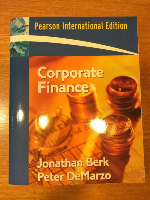 Corporate Finance - Jonathan Berk, knyga