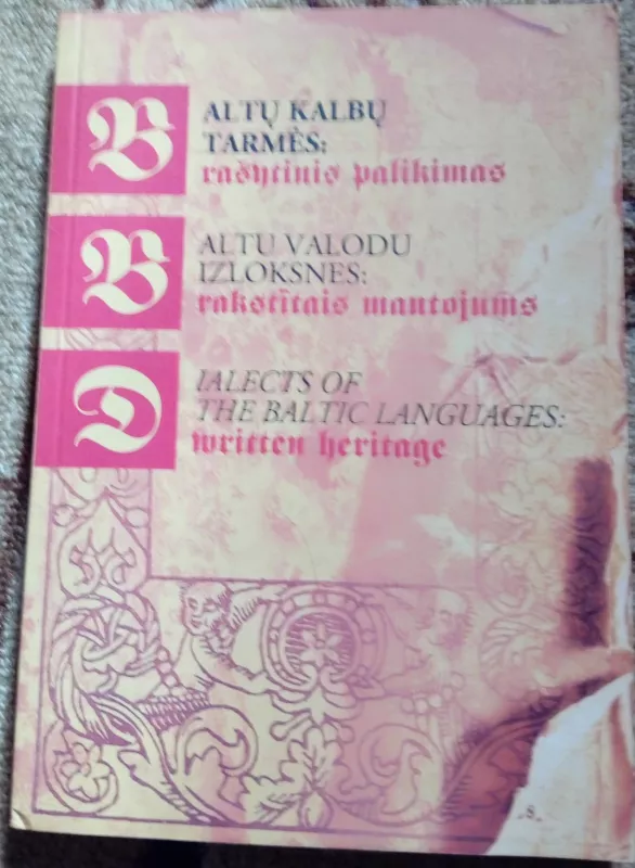Altų kalbų tarmės - Autorių Kolektyvas, knyga