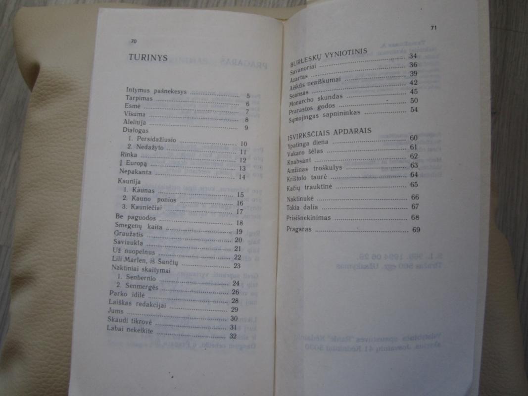 Naktiniai skaitymai - Augustas Tamaliūnas, knyga 5