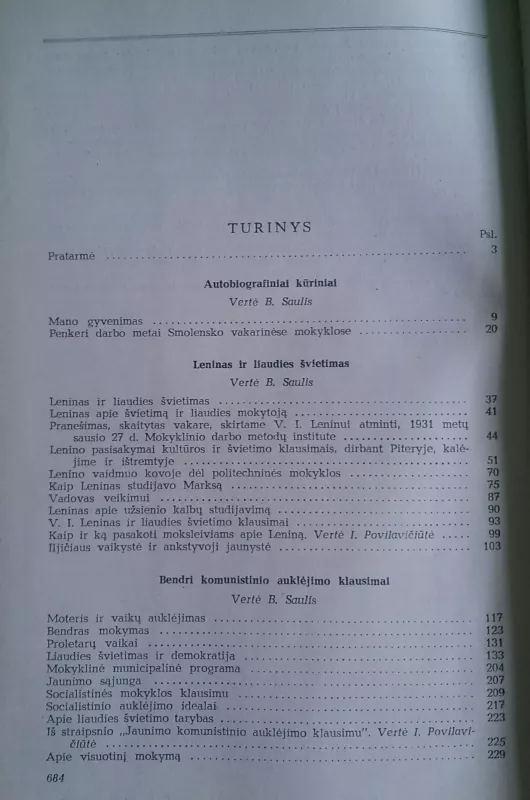 Rinktiniai pedagoginiai raštai - N. Krupskaja, knyga 4