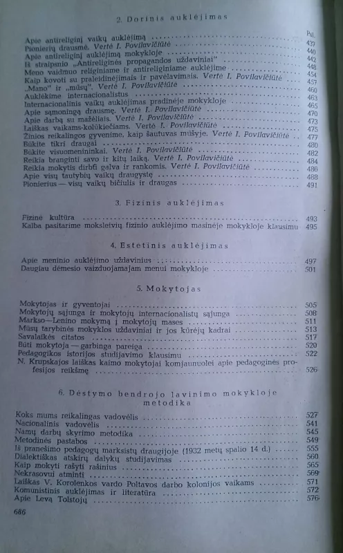 Rinktiniai pedagoginiai raštai - N. Krupskaja, knyga 4