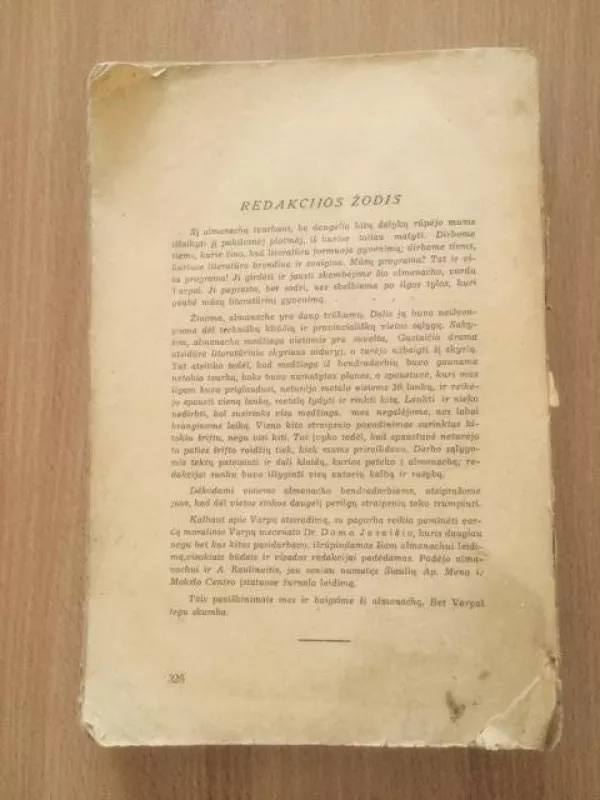 literatūros almanachas varpai 1943 - Autorių Kolektyvas, knyga 2