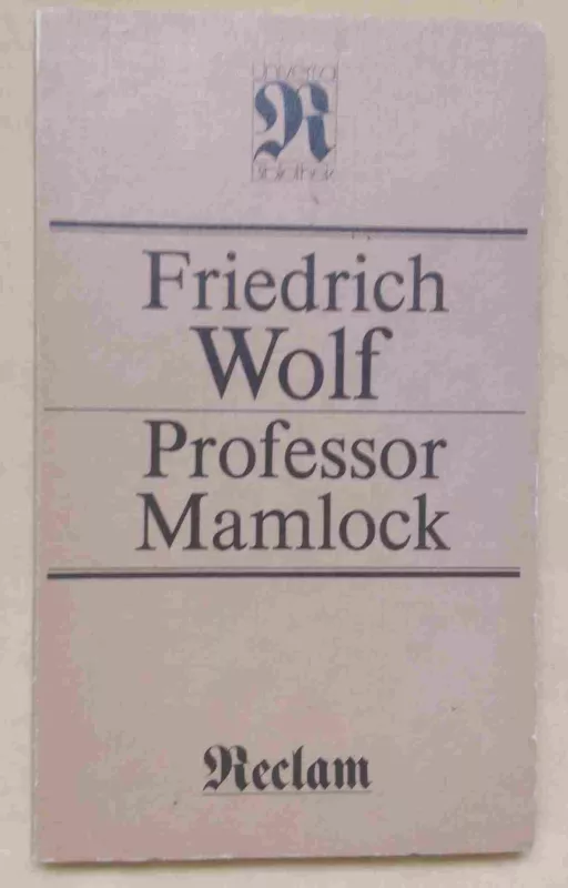 Professor Mamlock - Friedrich Wolf, knyga