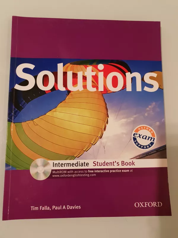 Solutions Intermediate Students Book - Tim Falla, Paul A.  Davies, knyga 3
