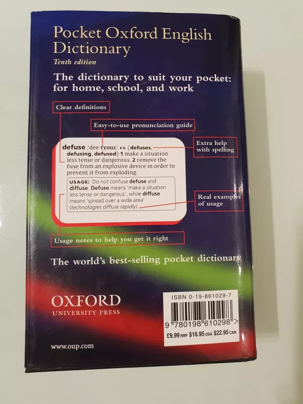 Pocket OXFORD ENGLISH Dictionary - Catherine Soanes, knyga