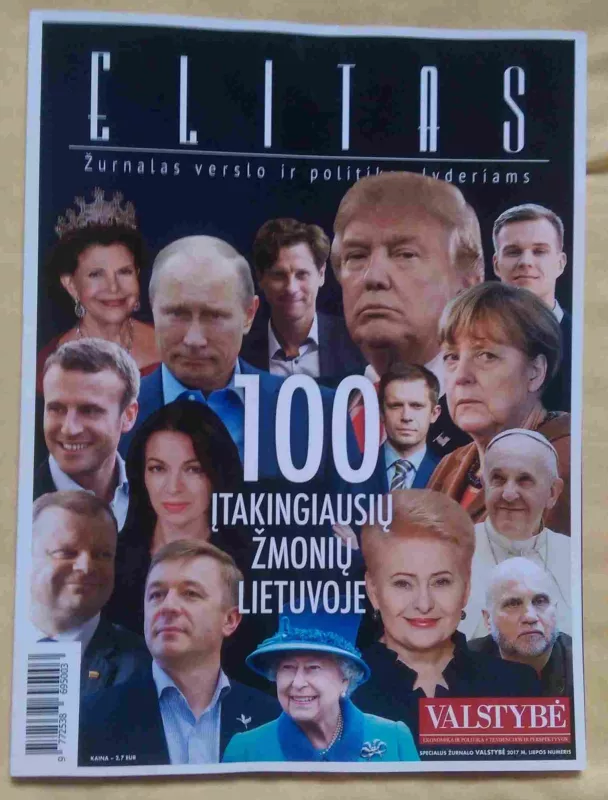 Elitas. 100 įtakingiausių žmonių Lietuvoje - Autorių Kolektyvas, knyga
