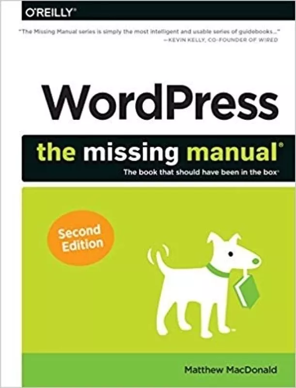 WordPress the missing manual (second edition) - Matthew MacDonald, knyga