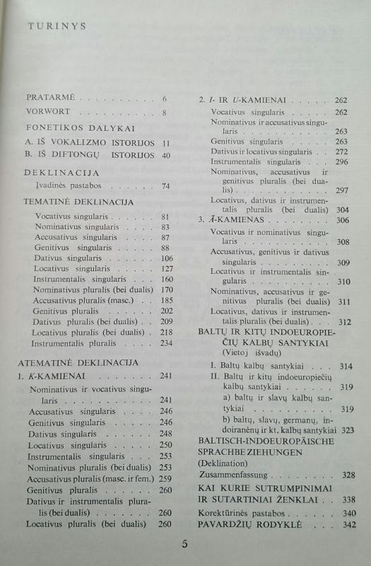 Baltų ir kitų indoeuropiečių kalbų santykiai: deklinacija - Vytautas Mažiulis, knyga 3
