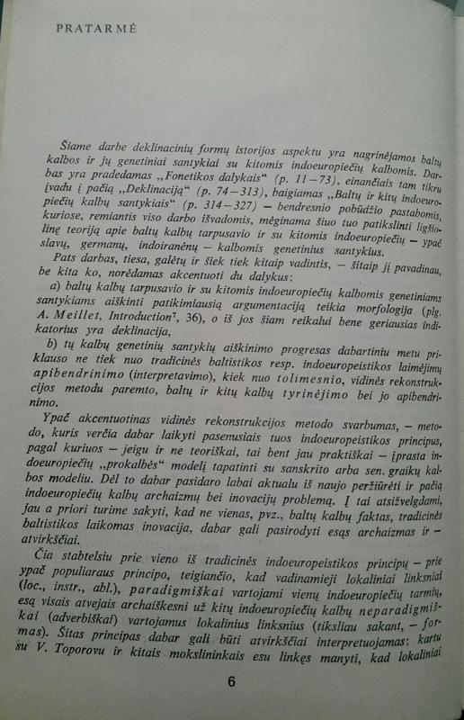 Baltų ir kitų indoeuropiečių kalbų santykiai: deklinacija - Vytautas Mažiulis, knyga 4