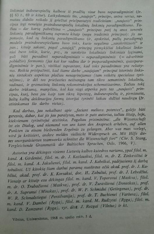 Baltų ir kitų indoeuropiečių kalbų santykiai: deklinacija - Vytautas Mažiulis, knyga 5
