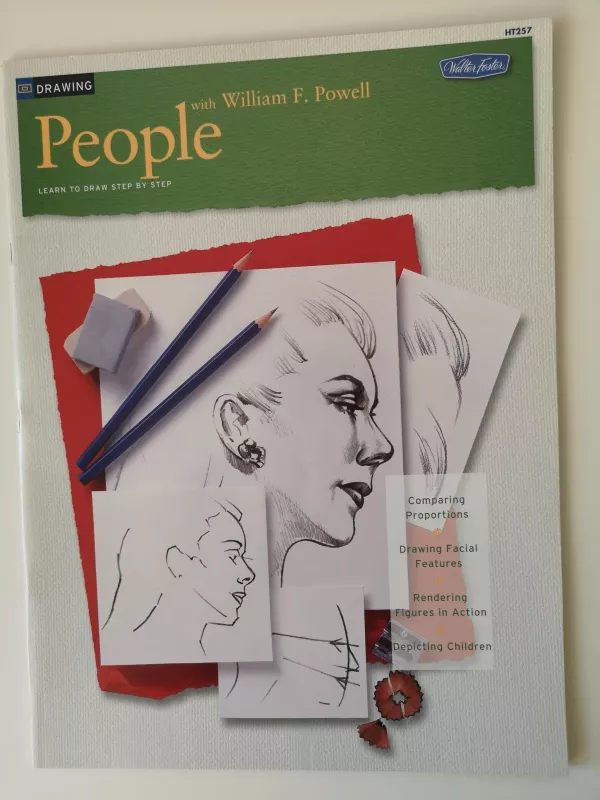 People. Learn to draw step by step - William Powell, knyga