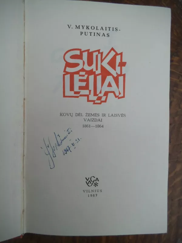 Sukilėliai - Vincas Mykolaitis-Putinas, knyga 3