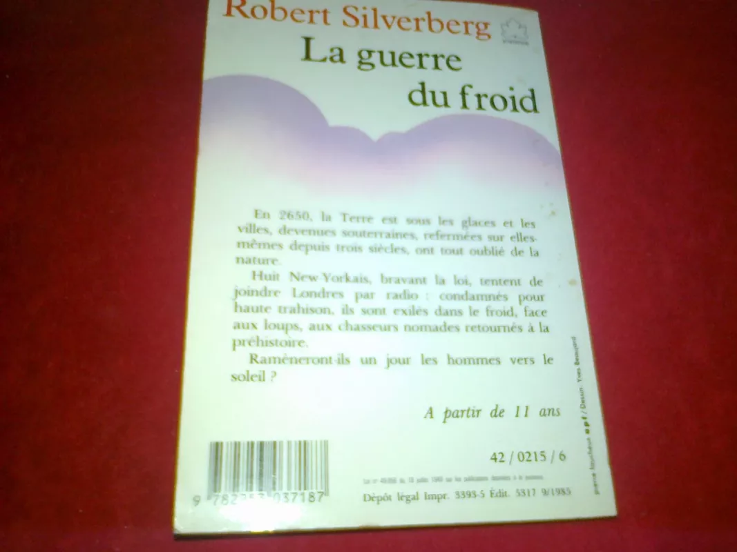 La guerre du froid - Robert Silverberg, knyga 2