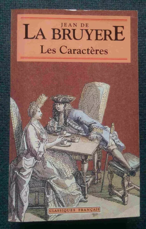 Les Caractères - Jean de La Bruyère, knyga
