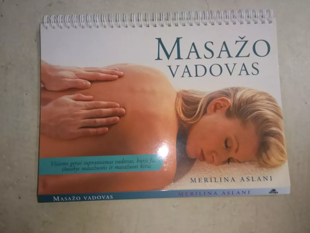 Masažo vadovas - Merilina Aslani, knyga