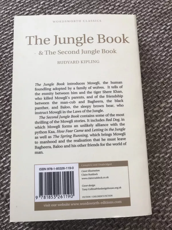 the jungle book and the second jungle book - Rydyard Kipling, knyga