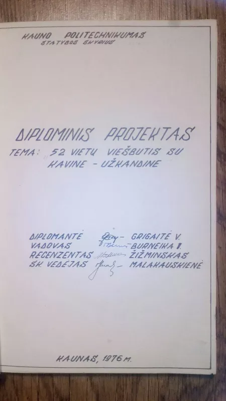 STATYBA-DIPLOMINIS PROJEKTAS - Autorių Kolektyvas, knyga