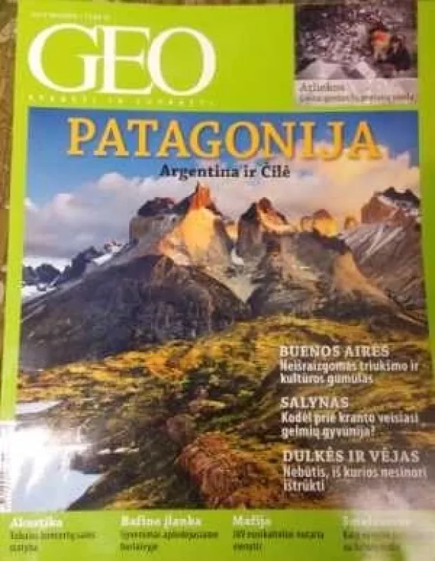 GEO Patagonija 2013/12 - Autorių Kolektyvas, knyga
