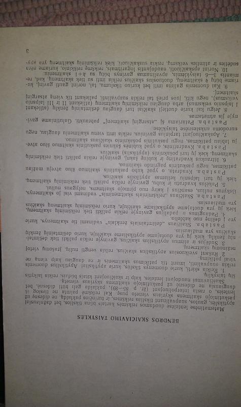 Keturženklės matematinės lentelės - V. Bradis, knyga 3