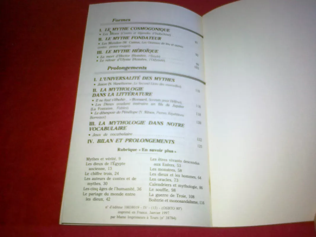 Les mythes. 20 recits - Antonia Gasquez, Edith Heintzmann, knyga 2