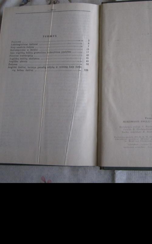 Mokomasis anglų-lietuvių kalbų žodynas - Bronius Piesarskas, knyga 5