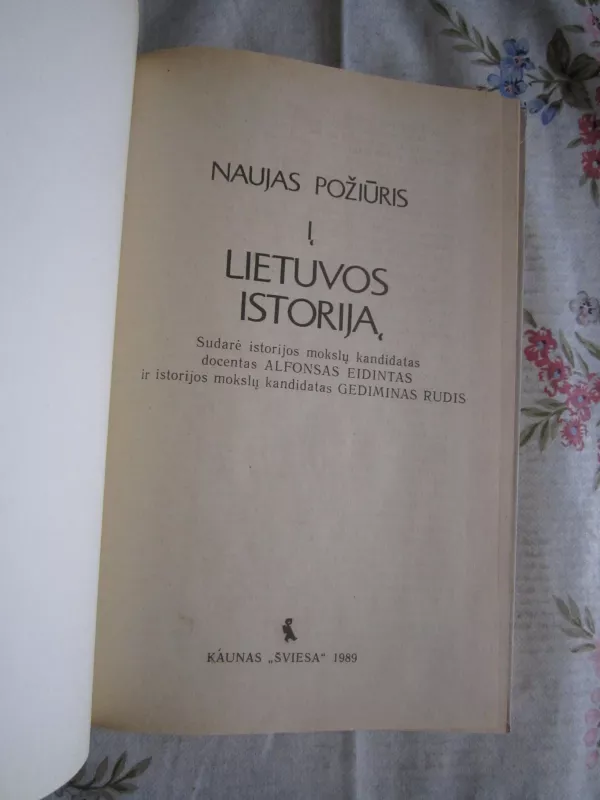 Naujas požiūris į Lietuvos istoriją - A. Eidintas, knyga 3