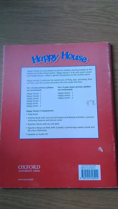 Happy House 2. Activity Book - Stella Maidment, knyga