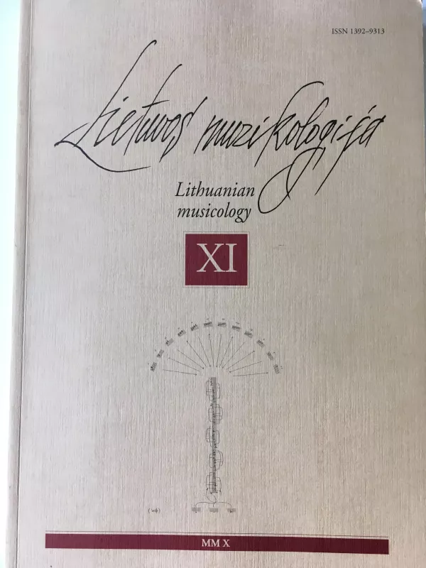 Lietuvos muzikologija XI - Gražina Daunoravičienė, knyga