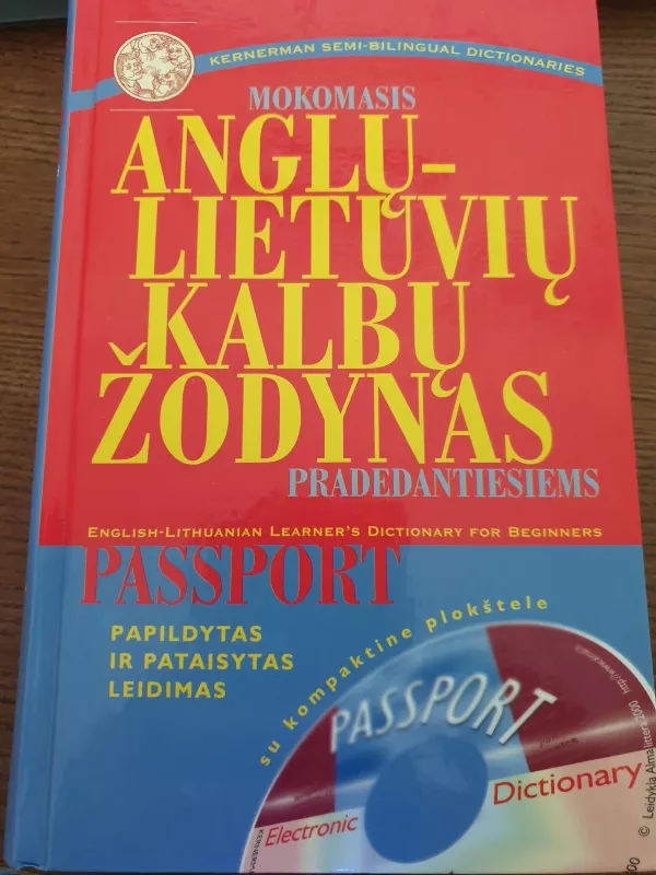 Mokomasis anglų-lietuvių kalbų žodynas pradedantiesiems - Autorių Kolektyvas, knyga 3