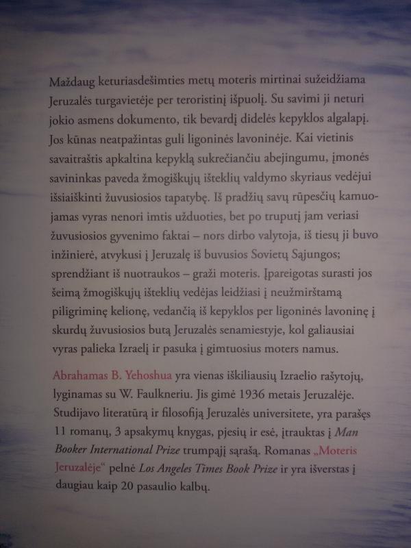 Moteris Jeruzalėje - Abraham B. Yehoshua, knyga 3