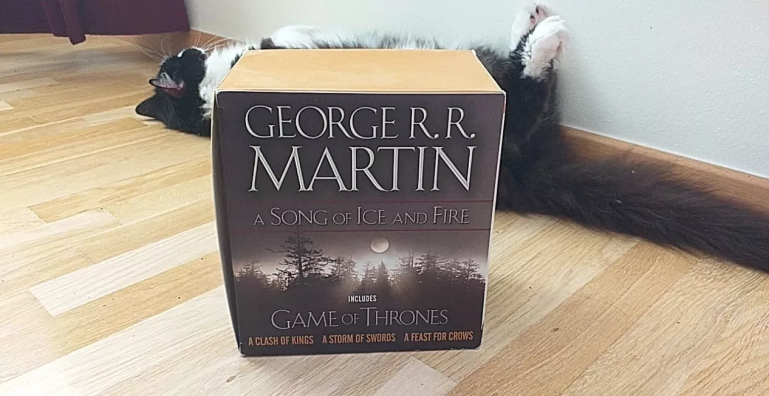Game Of Thrones, A Song Of Ice And Fire (4 Volumes) - George R. R. Martin, knyga