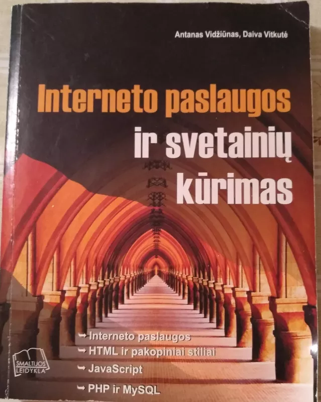 Interneto paslaugos ir svetainių kūrimas - Antanas Vidžiūnas, knyga