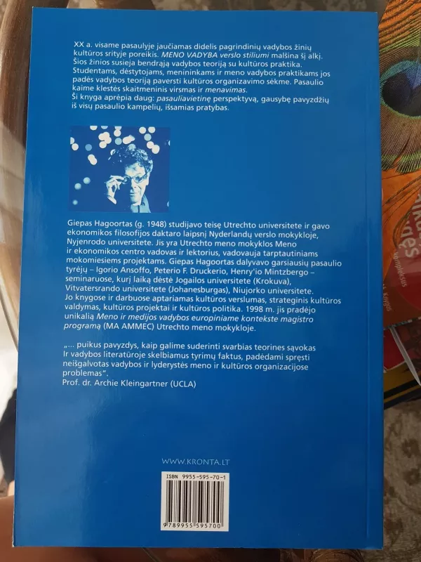 Meno vadyba verslo stiliumi - Giep Hagoort, knyga 2