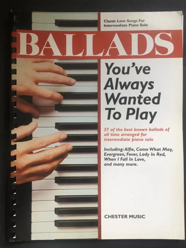 Ballads - Chester Music, knyga