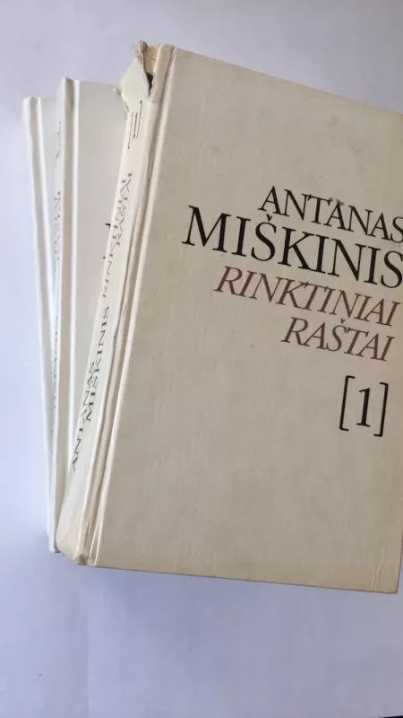Rinktiniai raštai (3 tomai) - Antanas Miškinis, knyga