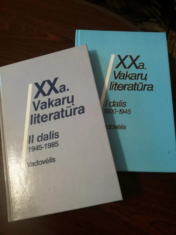xxa. vakarų literatūra I ir  II dalys - Autorių Kolektyvas, knyga