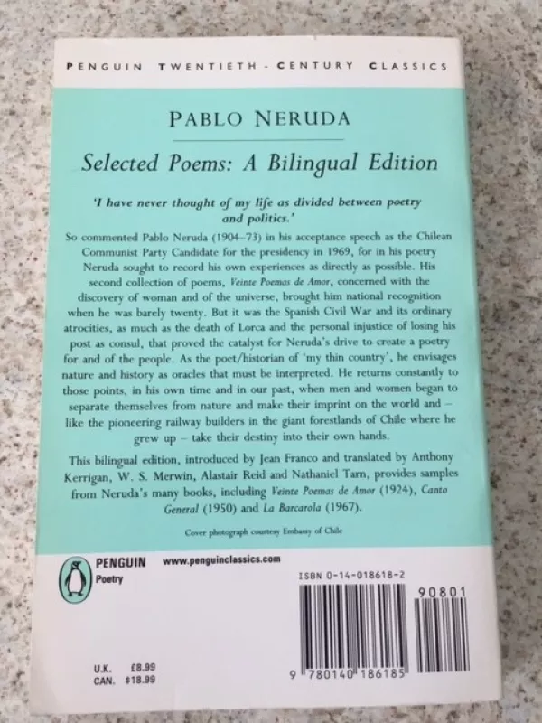 Selected Poems - Pablo Neruda, knyga