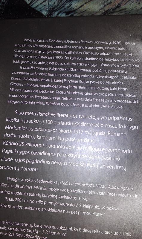 Patrakėlis - James Patrick Donleavy, knyga 5