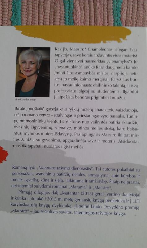 MAESTRO: populiaraus romano „Maranta“ tęsinys - Birutė Jonuškaitė, knyga 4