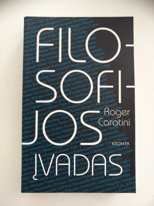 Filosofijos įvadas - Roger Caratini, knyga