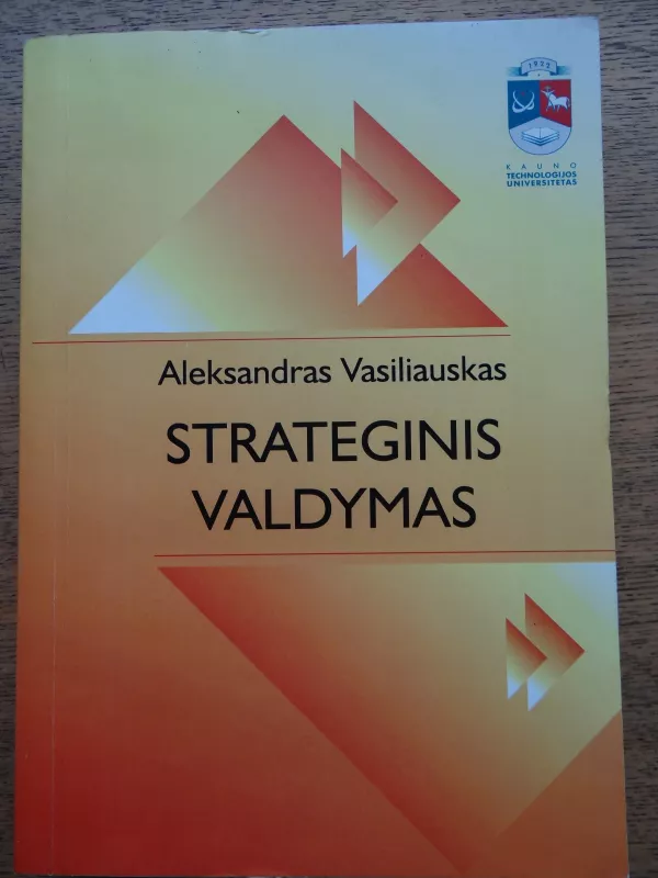 strateginis valdymas - Aleksandras Vasiliauskas, knyga