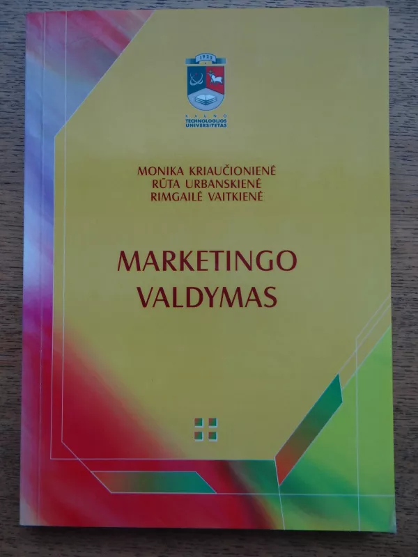 marketingo valdymas - Autorių Kolektyvas, knyga