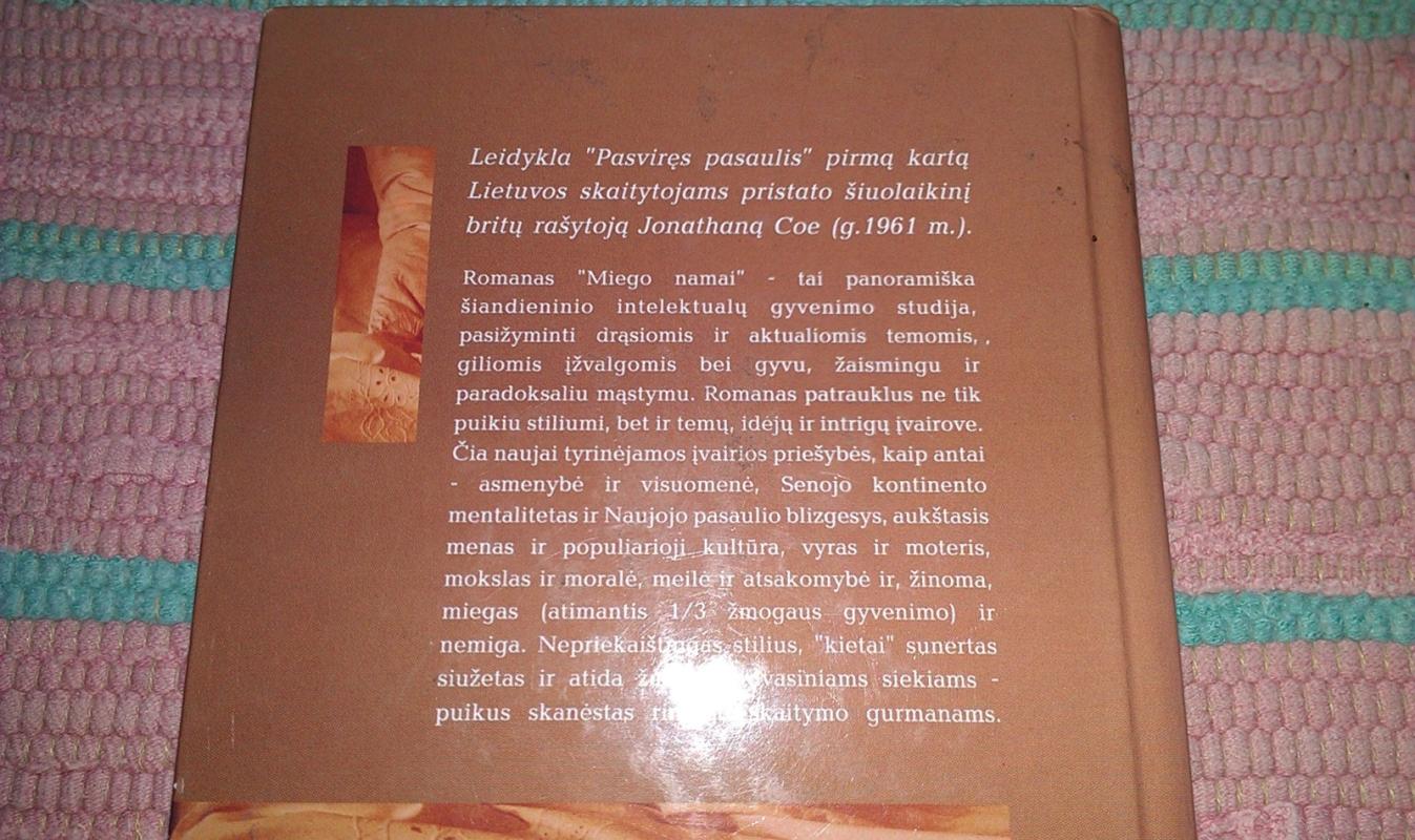 Miego namai - Jonathan Coe, knyga 4