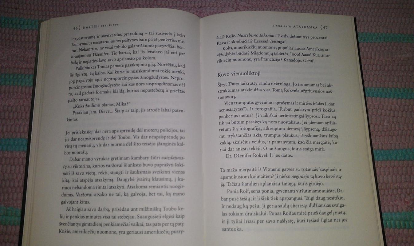 Nakties traukinys - Martin Amis, knyga 4