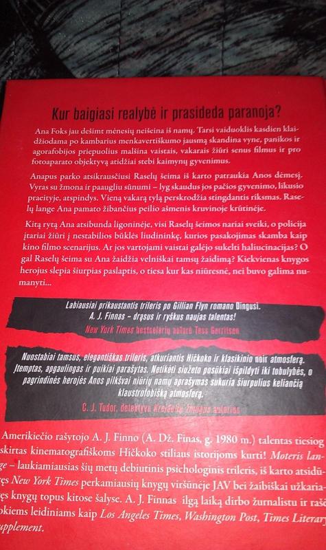 MOTERIS LANGE: anot Stepheno Kingo, ši knyga – absoliučiai originali istorija! - A. J. Finn, knyga 4